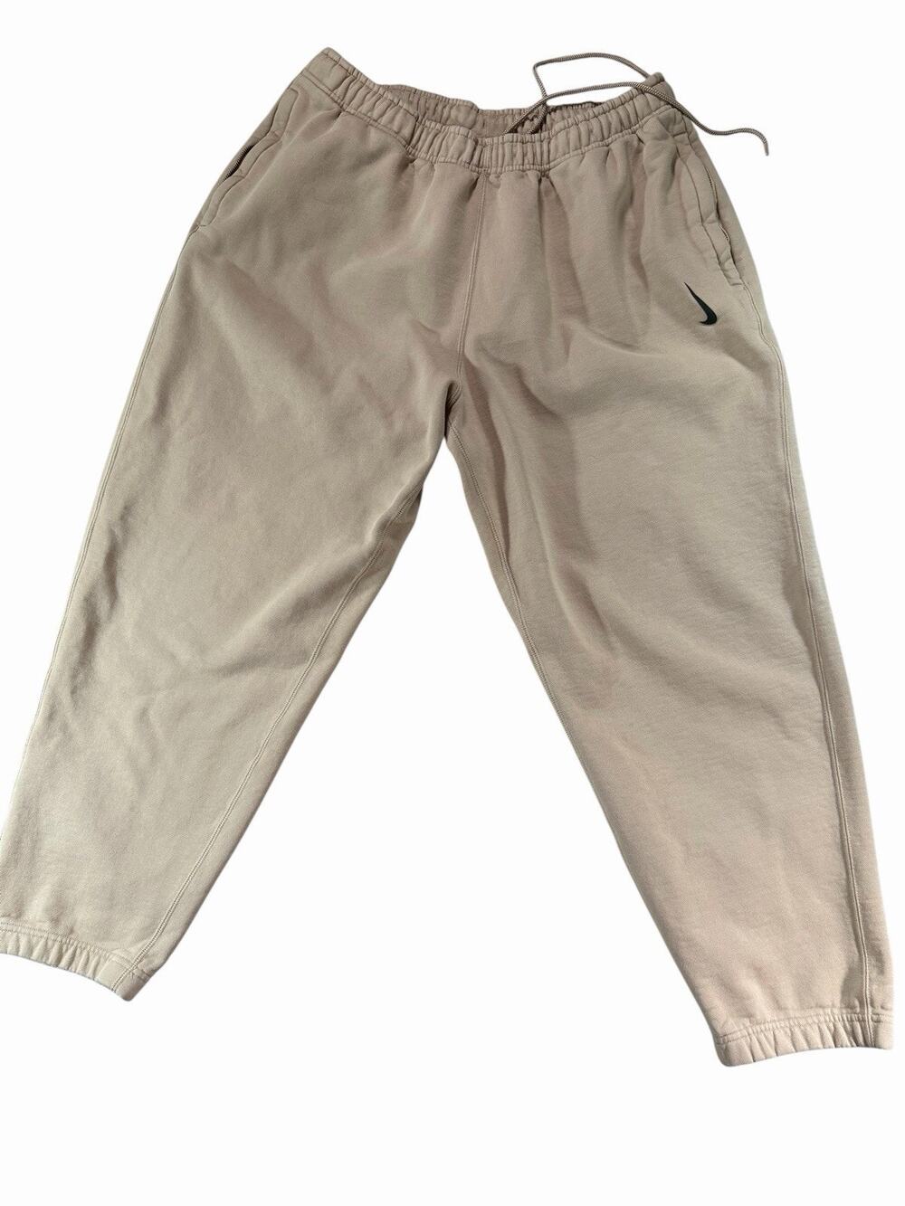 Nike x Billie Eilish Fleece Sweatpants Beige XL Joggers Swoosh Unisex